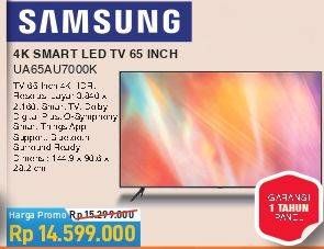 Promo Harga SAMSUNG UA65AU7000K UHD 4K Smart TV  - COURTS