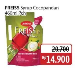 Promo Harga Freiss Syrup Cocopandan 460 ml - Alfamidi