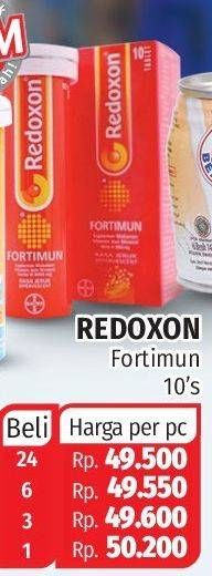 Promo Harga REDOXON Fortimun Suplemen Makanan 10 pcs - Lotte Grosir