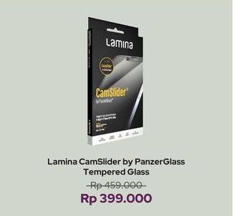 Promo Harga LAMINA Tempered Glass Lamina CamSlider By PanzerGlass  - iBox