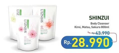 Promo Harga Shinzui Body Cleanser Kirei, Matsu, Sakura 800 ml - Hypermart