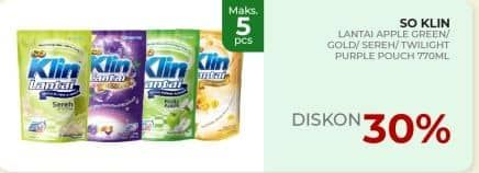 Promo Harga So Klin Pembersih Lantai Hijau Fruity Apple, Moment Gold, Purple Twilight, Sereh Lemongrass 780 ml - Yogya
