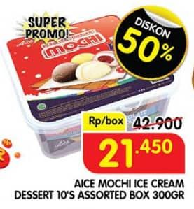 Promo Harga Aice Mochi Assorted 10 pcs - Superindo