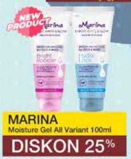 Promo Harga Marina Moisturizing Gel For Face & Body All Variants 170 ml - Yogya