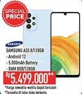 Promo Harga Samsung Galaxy A33 8 GB + 128 GB  - Hypermart