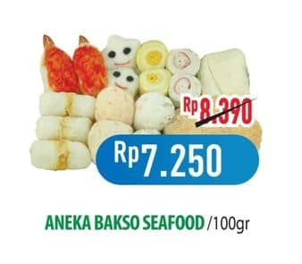 Promo Harga Aneka Bakso Seafood per 100 gr - Hypermart