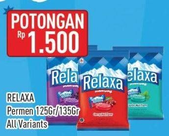 Promo Harga Relaxa Candy All Variants 125 gr - Hypermart