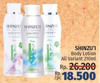 Promo Harga SHINZUI Body Lotion All Variants 210 ml - LotteMart