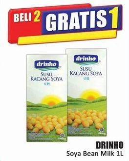 Promo Harga Drinho Soya Bean Milk 1000 ml - Hari Hari