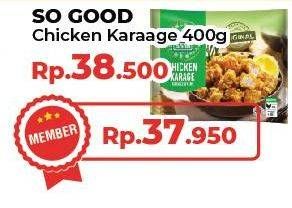 Promo Harga So Good Chicken Karage 400 gr - Yogya