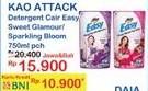 Promo Harga ATTACK Easy Detergent Liquid Sweet Glamour, Sparkling Blooming 750 ml - Indomaret