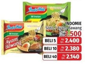 Promo Harga INDOMIE Mi Kuah Soto Mie, Ayam Bawang  - LotteMart