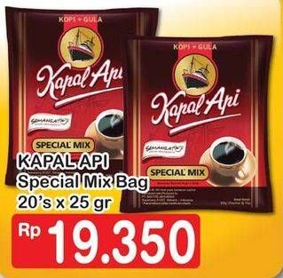 Promo Harga Kapal Api Kopi Bubuk Special per 20 sachet 25 gr - Hypermart