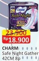 Promo Harga Charm Safe Night Gathers 42cm 8 pcs - Alfamart