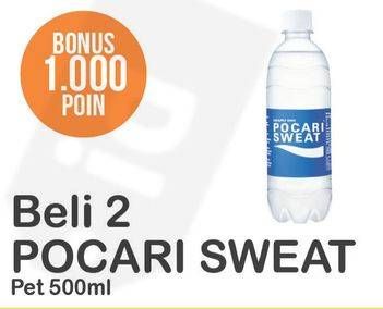 Promo Harga POCARI SWEAT Minuman Isotonik per 2 botol 500 ml - Alfamart