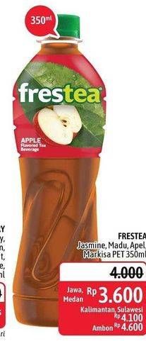 Promo Harga FRESTEA Minuman Teh Apple, Green Honey, Markisa, Original 350 ml - Alfamidi