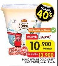 Promo Harga INACO Nata De Coco Crispy 1 kg - Superindo