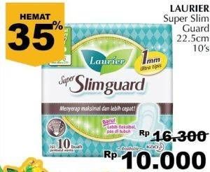 Promo Harga Laurier Super Slimguard Day 22.5cm 10 pcs - Giant