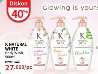 K Natural White Body Wash