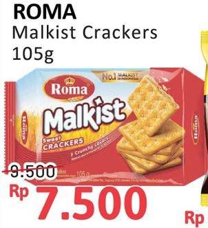 Promo Harga Roma Malkist Crackers 105 gr - Alfamidi