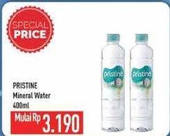 Promo Harga PRISTINE 8 Air Mineral 400 ml - Hypermart