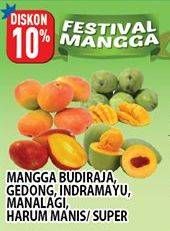 Promo Harga Mangga Budiraja / Indramayu / Gedong / Manalagi / Harum Manis  - Hypermart