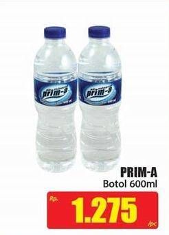 Promo Harga PRIMA Air Mineral 600 ml - Hari Hari