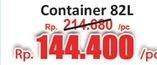 Promo Harga Lion Star Wagon Container 82lt 82000 ml - Hari Hari