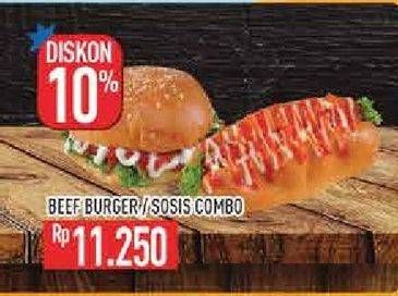 Promo Harga COOK FOOD Beef Burger  - Hypermart