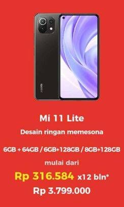 Promo Harga XIAOMI Mi 11 Lite  - Erafone