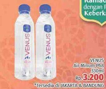 Promo Harga VENUS Air Mineral Ph 8 330 ml - LotteMart