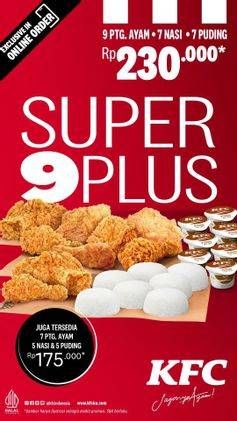 Promo Harga KFC Super 9 Plus  - KFC