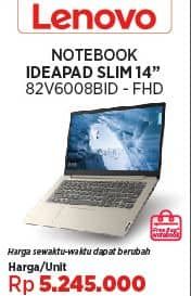 Promo Harga Lenovo 82V6008BID IdeaPad Slim Intel N4020  - COURTS