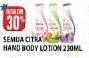 Promo Harga CITRA Hand & Body Lotion 230 ml - Hypermart