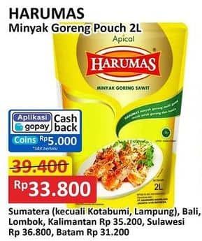 Promo Harga Harumas Minyak Goreng 2000 ml - Alfamart