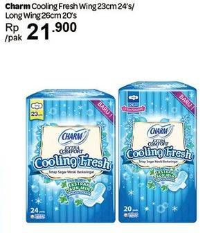 Promo Harga Cooling Fresh WIng 23cm 24s / Long Wing 26cm 20s  - Carrefour
