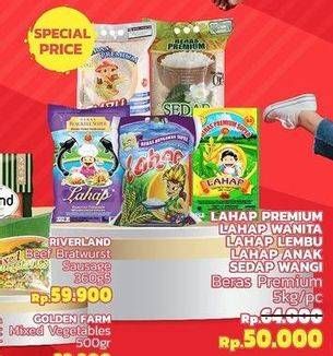 Promo Harga Lahap Premium/Wanita/Lembu/Anak/Sedap Wangi Beras  - LotteMart