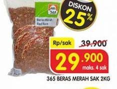 Promo Harga 365 Beras Merah 2 kg - Superindo