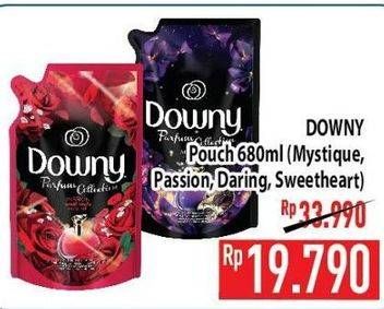 Promo Harga DOWNY Parfum Collection Mystique, Passion, Daring, Sweetheart 680 ml - Hypermart