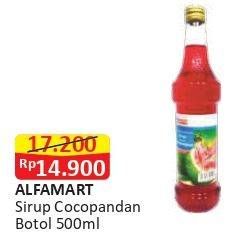 Promo Harga ALFAMART Syrup Cocopandan 500 ml - Alfamart