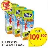 Promo Harga HILO Teen Ready To Drink Coklat 24 pcs - Superindo