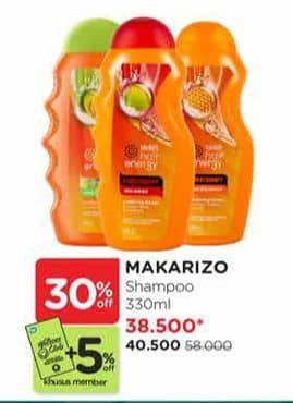 Promo Harga Makarizo Shampoo 330 ml - Watsons