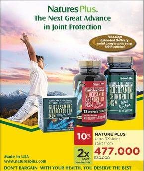 Promo Harga NATURES HEALTH Ultra RX Joint  - Watsons