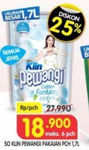 Promo Harga So Klin Pewangi All Variants 1700 ml - Superindo