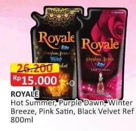 Promo Harga SO KLIN Royale Parfum Collection Pink Satin, Black Velvet, Hot Summer, Purple Dawn, Winter Breeze 800 ml - Alfamart