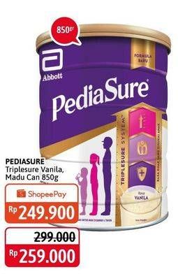 Promo Harga PEDIASURE Complete Triplesure Vanila, Madu 850 gr - Alfamidi