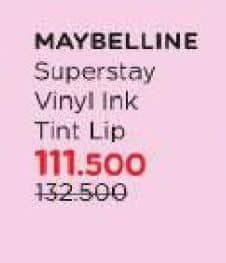 Promo Harga Maybelline Superstay Vinyl Ink  - Watsons