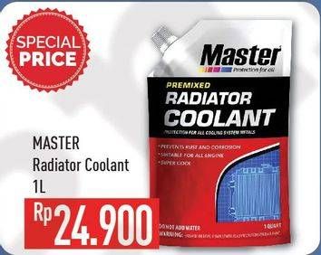 Promo Harga MASTER Radiator Coolant 1 ltr - Hypermart