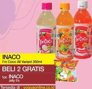 Promo Harga INACO Im Coco Drink All Variants 350 ml - Yogya
