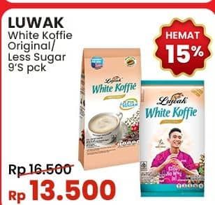 Promo Harga Luwak White Koffie  - Indomaret